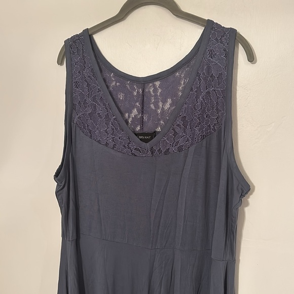 NWT Lane Bryant 18/20 Jersey Knit/Lace Dress - Picture 2 of 7